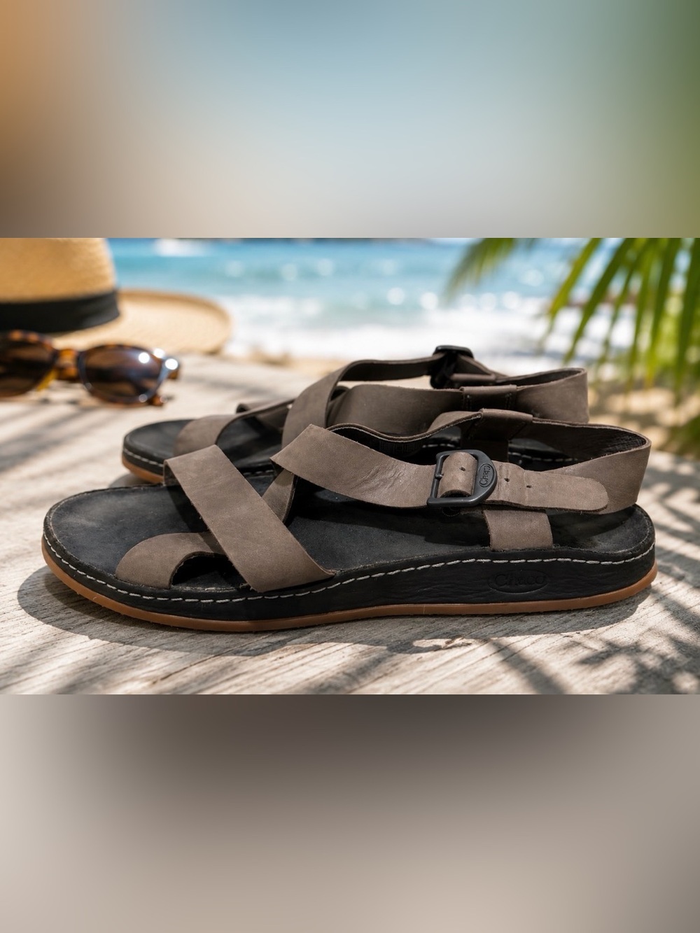 Chaco Wayfarer Tornado Leather Sandals